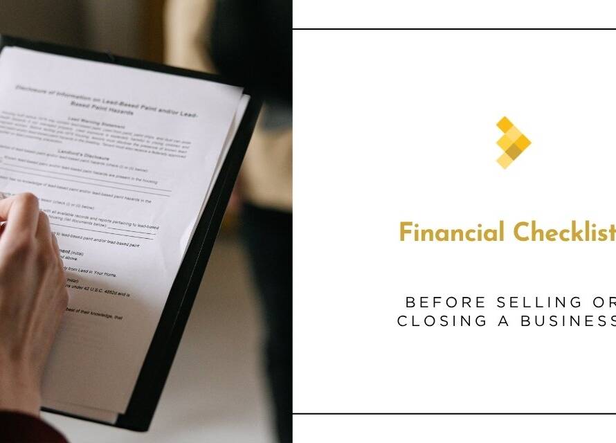 Financial Checklist