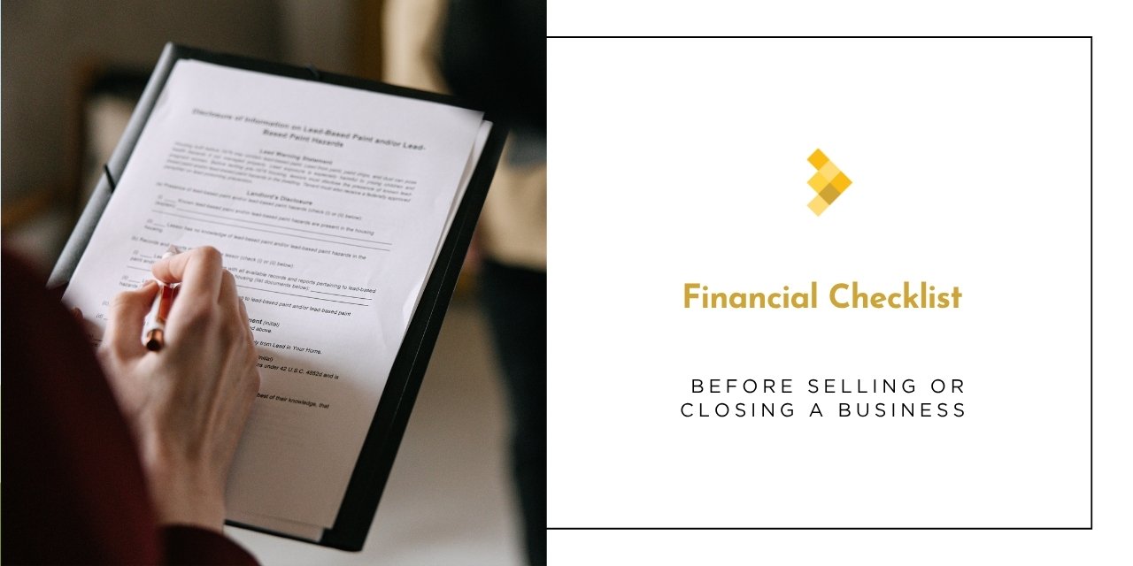 Financial Checklist