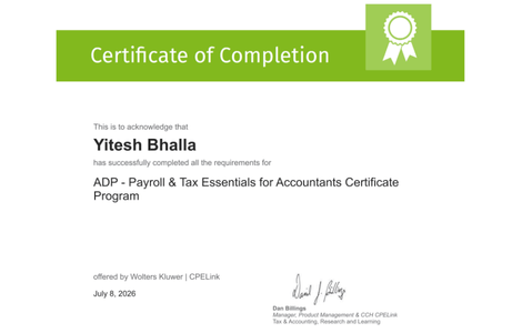 Partner certificates (12)